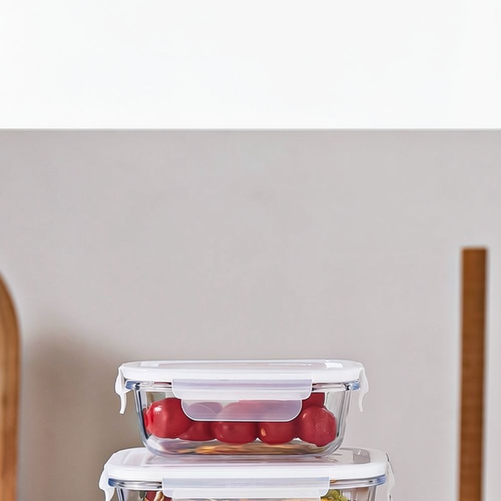 Food Storage With Dividers - Mikrodalga Fırına Uygun, Bölmeli, Hava Geçirmez