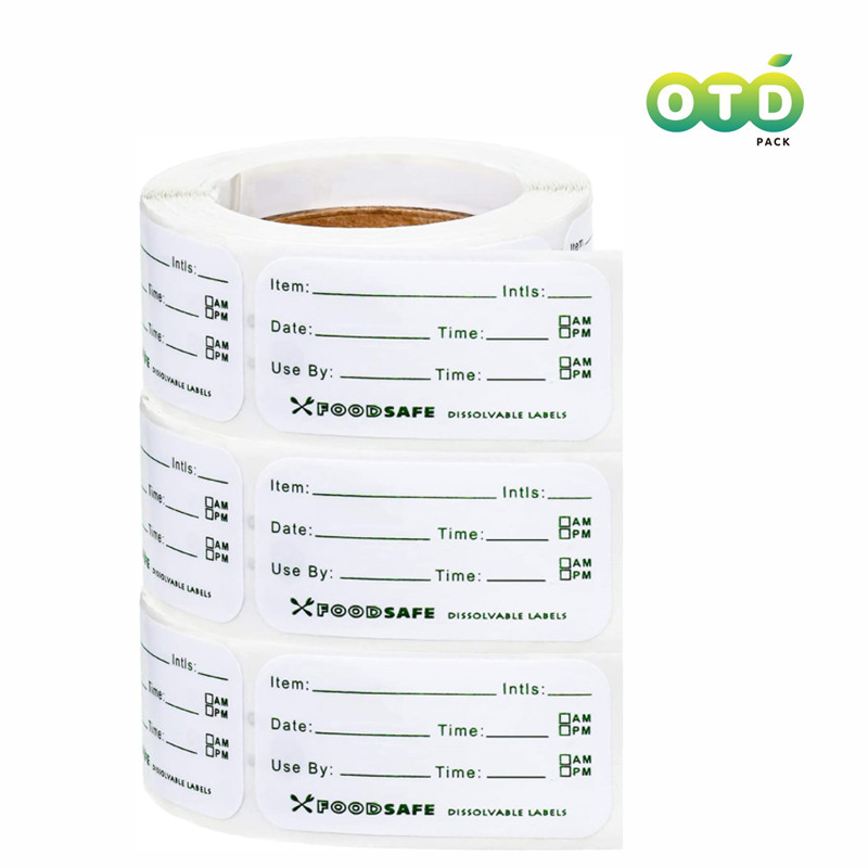 Food Storage Labels - 300/adet Gıda Saklama Etiketleri Yapışkanlı Çıkarılabilir