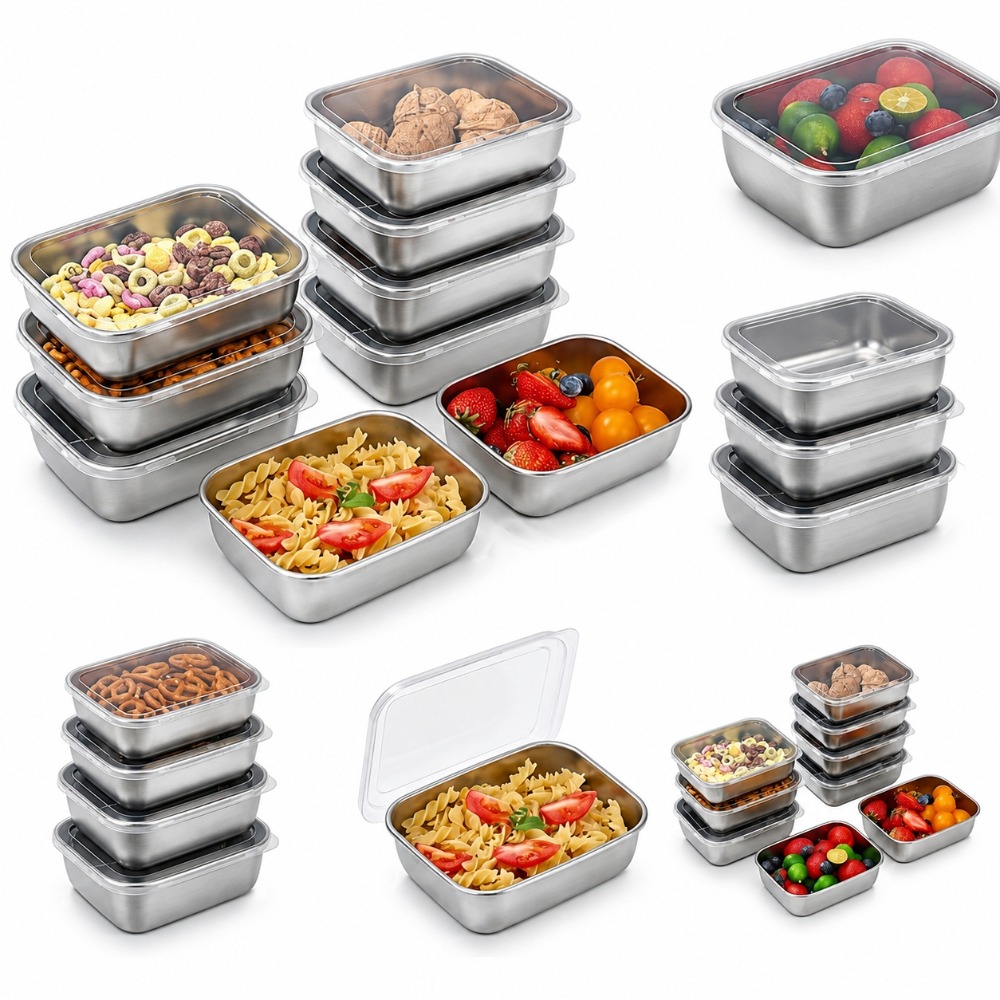 6 Adet Paslanmaz Çelik Gıda Sa - Food Storage Meals incelemesi ve fiyatı